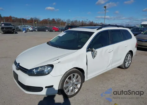 2013 Volkswagen Jetta Sportwagen 2.0L Tdi из США, поврежденный, VIN 3VWPL7AJ0DM628288